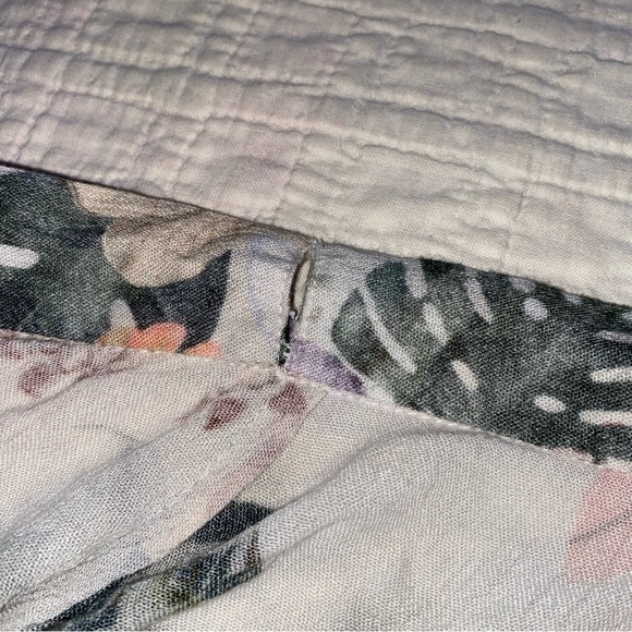 Asymmetrical Wrap Skirt Mini To Long Slit Leg Floral Ruffle Hem Textured S-XL - Picture 2 of 12